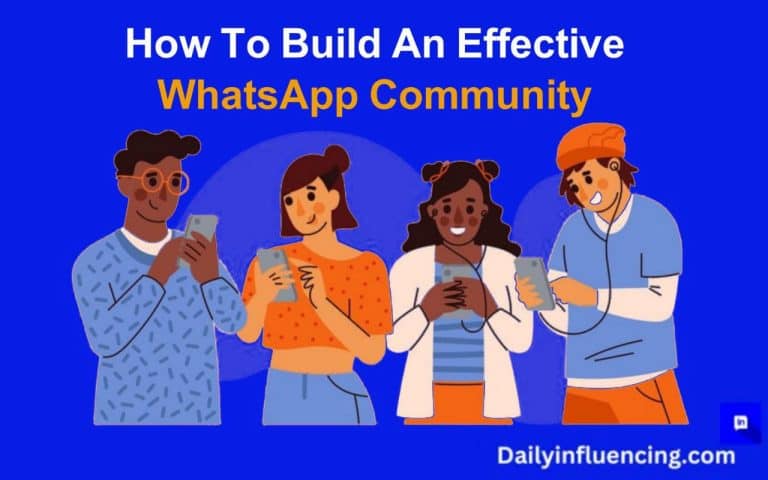 Hw to build an effective Whatsapp community