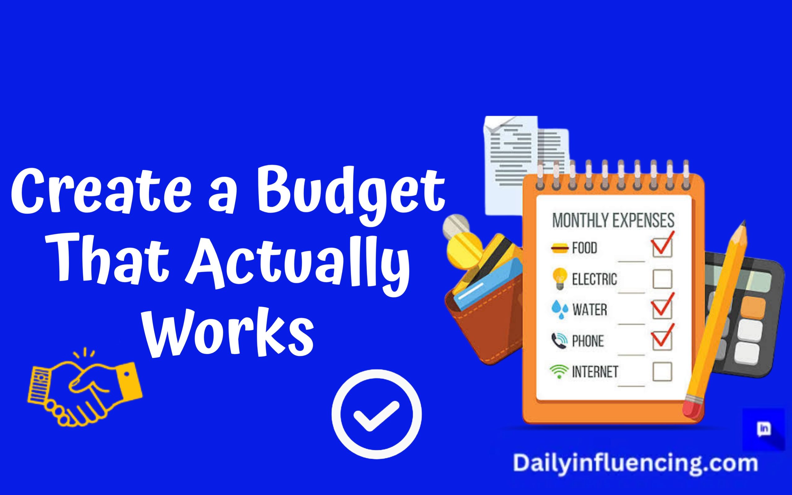 Create a budget