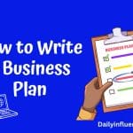 How to write a business plan