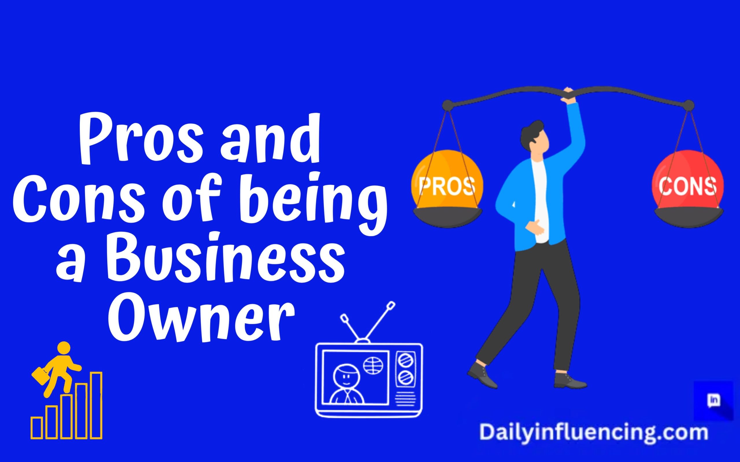 pros and cons of being a business owner
